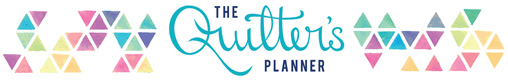 A blue and white logo for the knitter 's plan.
