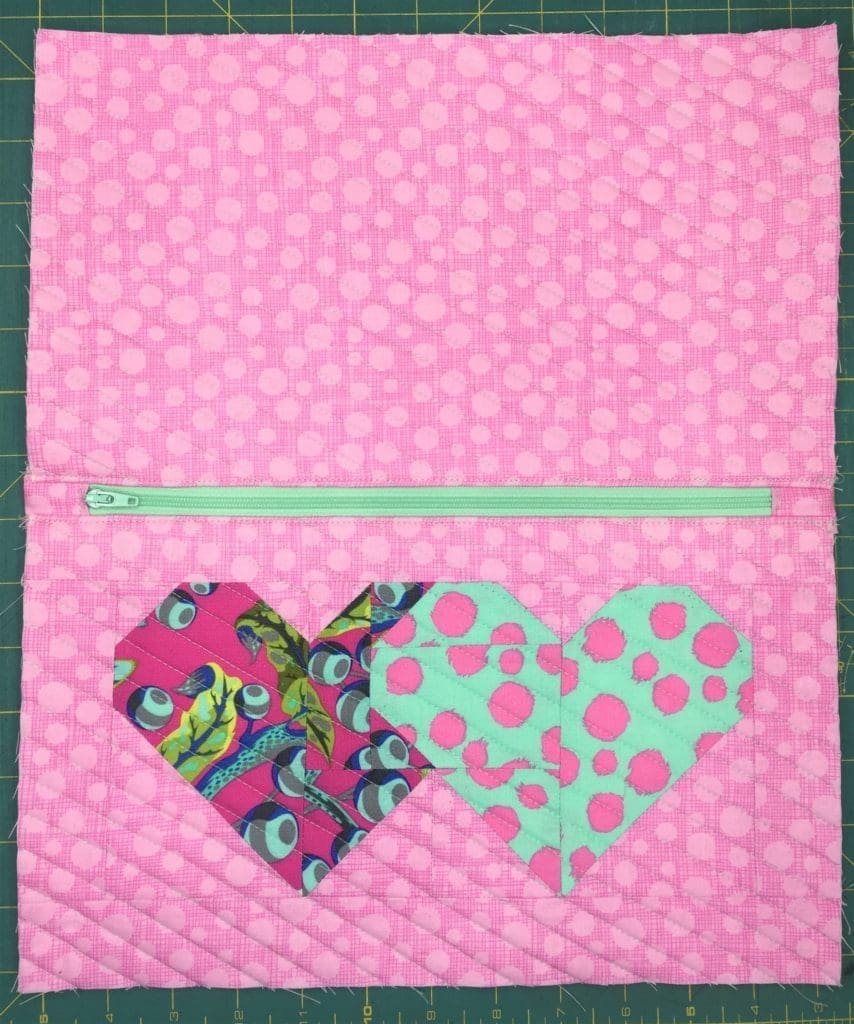 Two hearts are shown in a row.