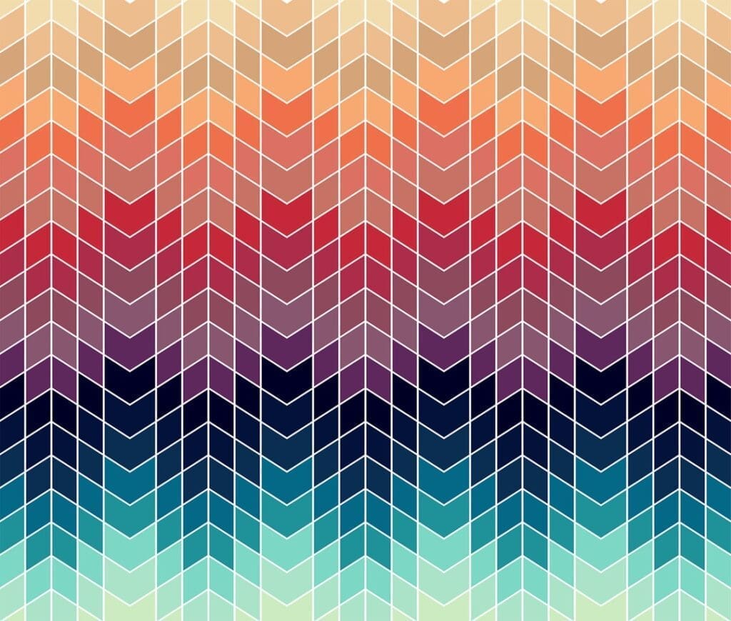 A colorful pattern of different colors.