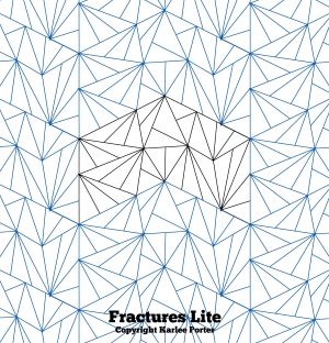 A white and black picture of some type of pattern