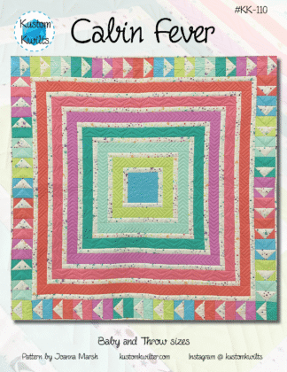 Colorful concentric squares with patterned borders.